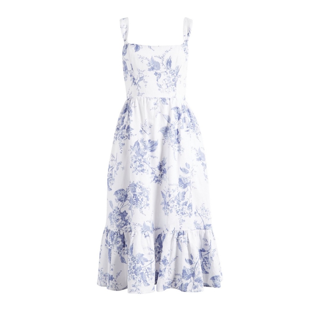 NEW Reformation Bucatini Dress Lupine 12 - Picture 6 of 15